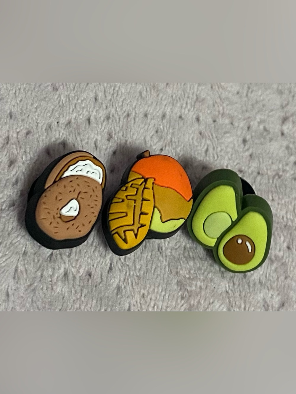 Set Of 3 Croc Charm Jibbitz